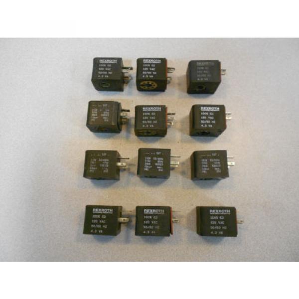 Lot of 12 Rexroth W5140 Solenoid Valve Coils #1 image