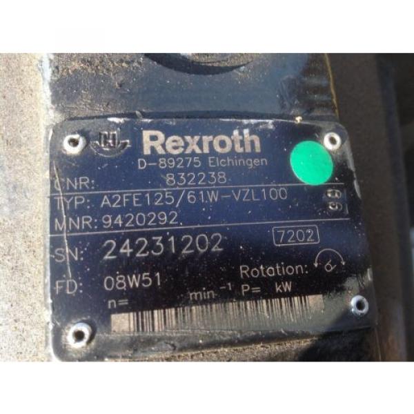 Rexroth A2Fe125/61W Hydraulic Drive Motor #5 image
