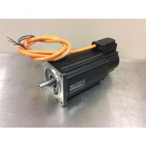 REXROTH INDRAMAT MKD090B-047-GP1-KN SERVO MOTOR WITH CABLE #1 image