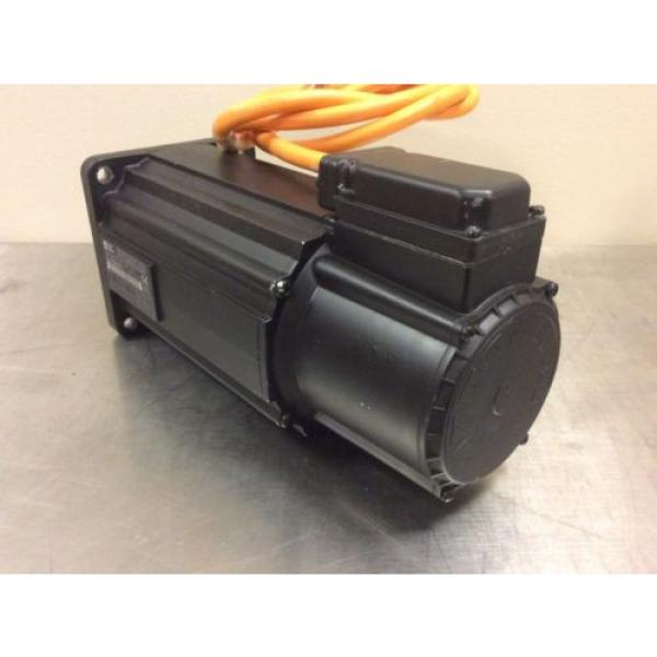 REXROTH INDRAMAT MKD090B-047-GP1-KN SERVO MOTOR WITH CABLE #2 image