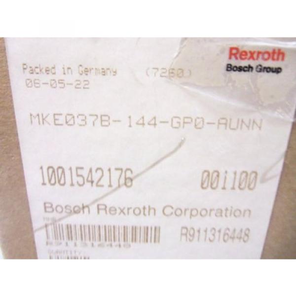 REXROTH MKE037B-144-GP0-AUNN SERVO MOTOR Origin IN BOX #4 image