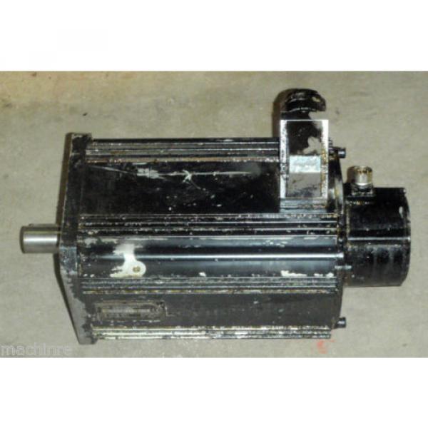 Indramat Rexroth Perm Mag Motor MHD112B-024-NP0-BN _ Plugs Facing Right #1 image