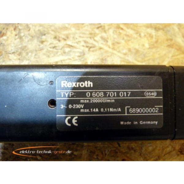 Rexroth 0 608 701 017 Motor mit 0 608 720 053 Getriebe #3 image