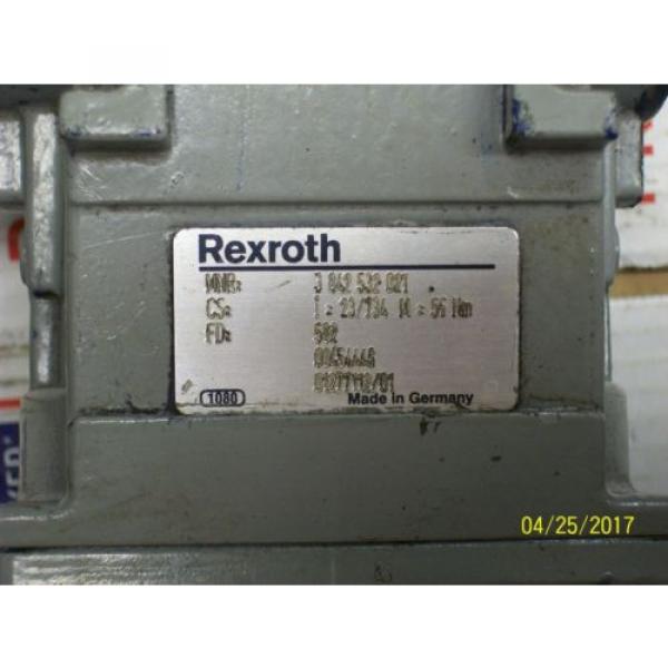 LENZE MOTOR MDEMA1M071-32 with REXROTH / BOSCH GEAR REDUCER 3 842 532 021 #3 image