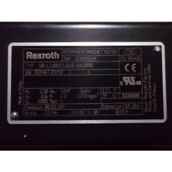 Rexroth SR-L10023060-04000, Alpha SP075S-SF1-10-111-2 Servomotor, 2,3 Nm #5 image