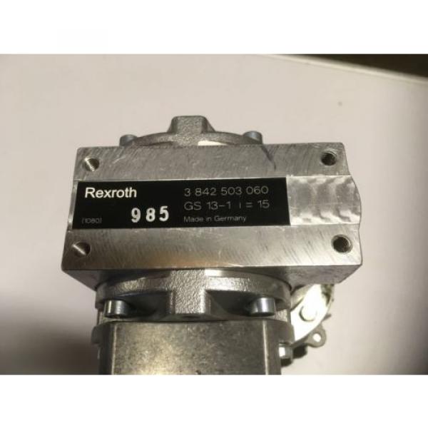 Rexroth Motor MNR: 3842503582 +  384527867 #3 image
