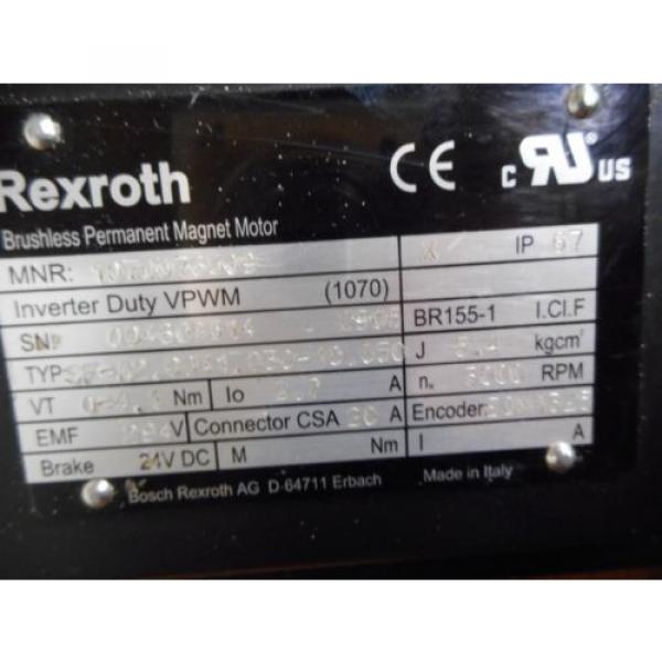 Rexroth 1070076509 Brushless Permanent Magnet Motor SF-A20041030-10050 #5 image