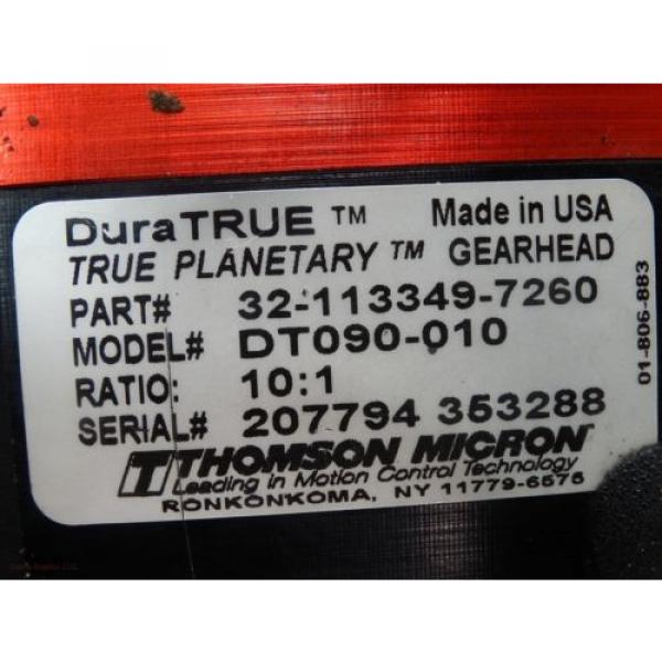 Rexroth Indramat Permanent Magnet Motor MKD041B-144-GG0-KN W/Dura True Gearhead #4 image