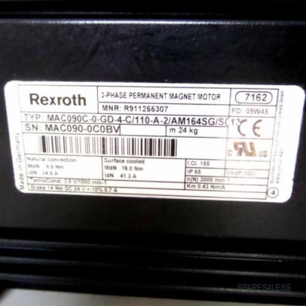 Rexroth Servomotor MAC090C-0-GD-4-C/110-A-2/AM164SG/S013 R911255307 NOV #2 image