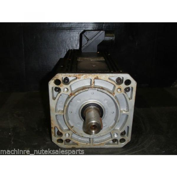 Indramat Rexroth Perm Mag Motor MHD112B-024-NP0-BN_Plugs Facing Left_MHD112B024 #2 image