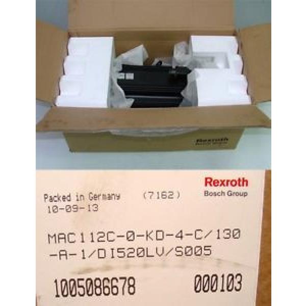 Rexroth MAC112C-0-KD-4-C/130-A-1/DI520LV/S005 Servomotor -unused/OVP- #1 image
