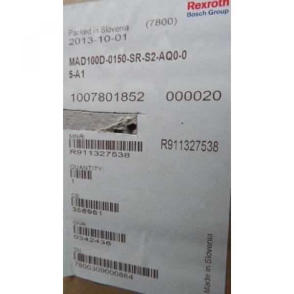 Rexroth 3-Phase Induktions Motor MAD100D-0150-SR-S2-AQO-05-A1 - unused/OVP - #3 image