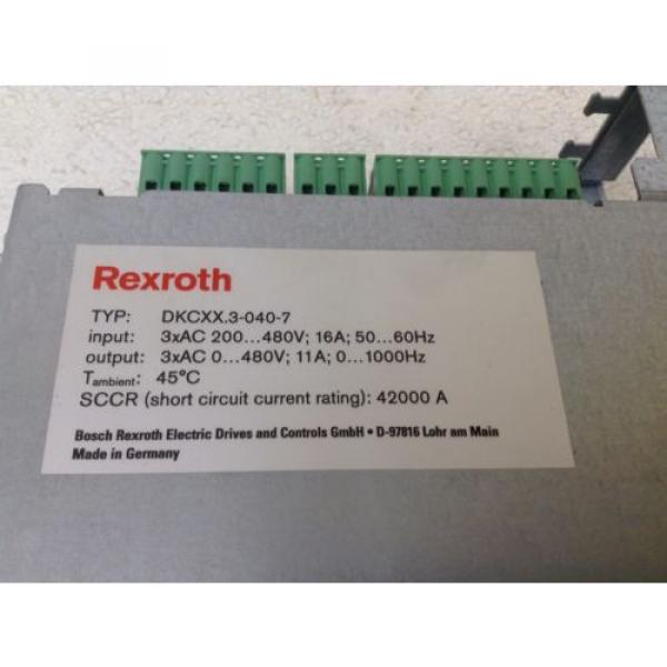 Bosch Rexroth Indramat DKCXX3-040-7 DKC023-040-7-FW FWA-EC0DR3-SGP-03VRS-MS #2 image