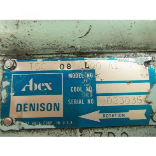 DENISON T5C-008-2L00-A1 MOTOR USED #4 image