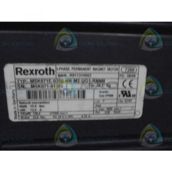REXROTH MSK071E-0300-NN-M2-UG1-RNNN SERVO MOTOR Origin NO BOX #1 image