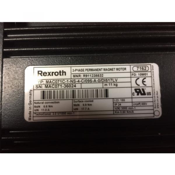 Moteur Rexroth Indramat MAC071C-1-NS-4-C/095-A-0/DI517L | Permanent Magnet MOTOR #2 image