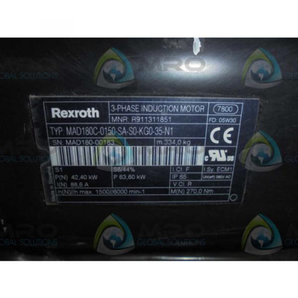 REXROTH MAD180C-0150-SA-S0-KG0-35-N1 3-PHASE INDUCTION MOTOR Origin IN BOX #1 image