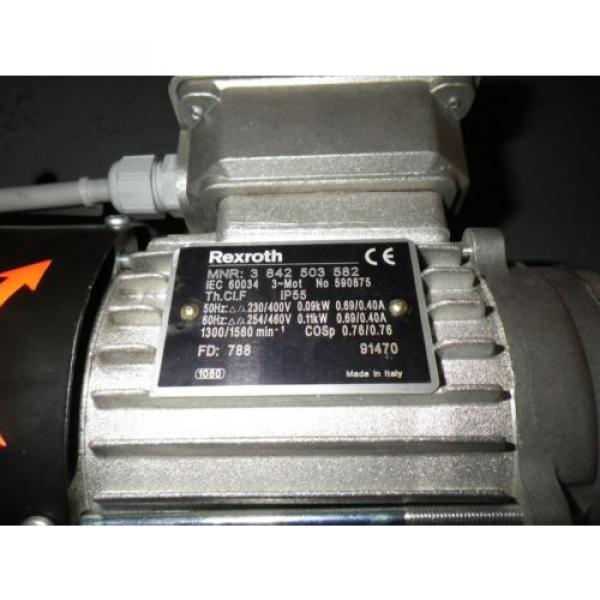 Rexroth 3 842 503 582 w/ Gearbox 3 842 519 244 #2 image