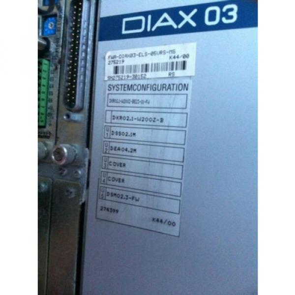 Rexroth Indramat DIAX03-ELS-05VRS Drive with Electric Gear Function working #2 image