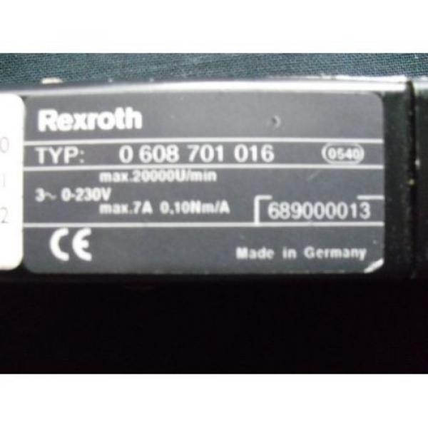 Motor Bosch Rexroth 0608701016 USED UNIT #2 image