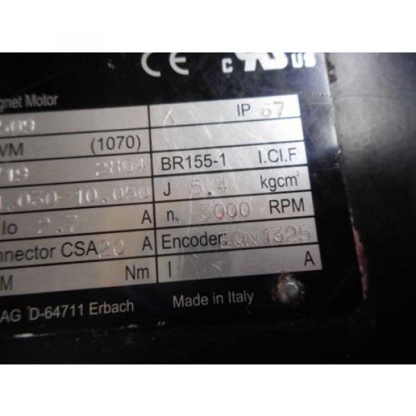 Rexroth 1070076509 Motor Typ SF-A20041030-10050 27A 3000RPM QN1325 Encoder #4 image