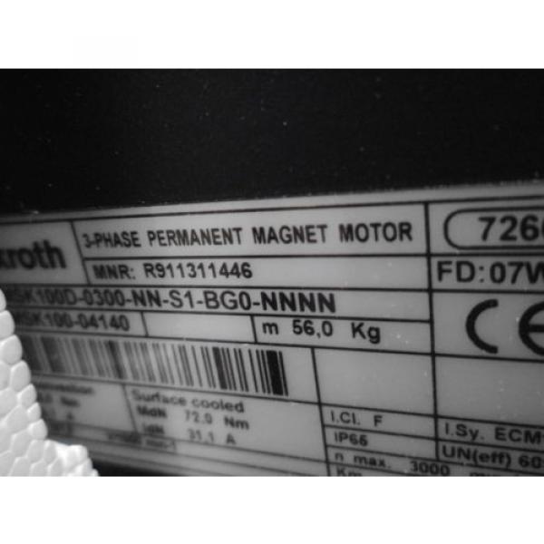 REXROTH MSK100D-0300-NN-S1-BG0-NNNN 3-PHASE MOTOR Origin IN BOX #6 image