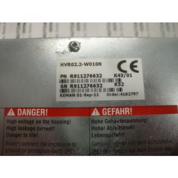 INDRAMAT REXROTH AC POWER SUPPLY HVR022-W010N #2 image