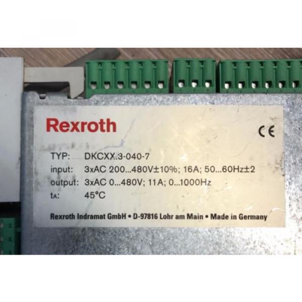 Rexroth Indramat DKCXX3-040-7 ECO Drive Servoregler #2 image