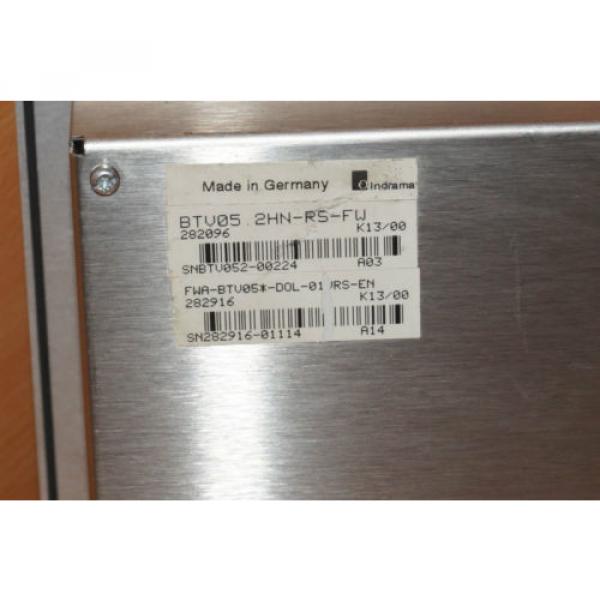 Indramat Rexroth System 200 BTV052HN-RS-FW 282916 #2 image
