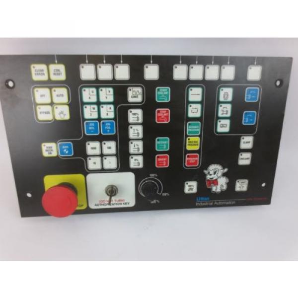 INDRAMAT / REXROTH BTM101/00 CONTROL PANEL / OPERATOR INTERFACE w/ E-STOP USED #1 image