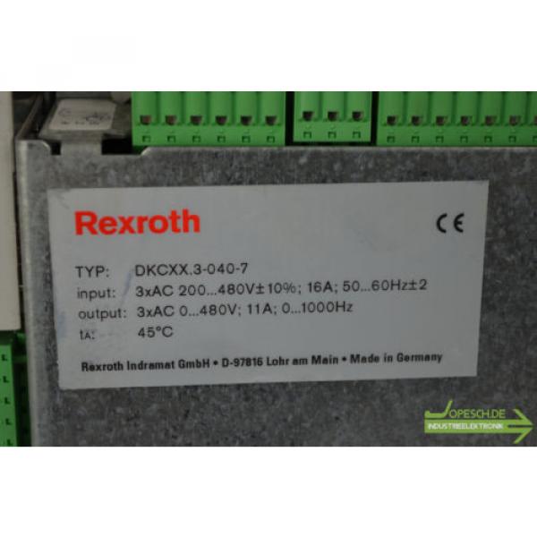 Rexroth Indramat EcoDrive DKCXX3-040-7 // DKC023-040-7-FW #3 image