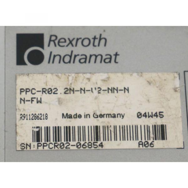 REXROTH INDRAMAT PPC-R022N-N-V2-NN-NN-FW CONTROLLER W/ PSM011-FW MEMORY CARD #4 image