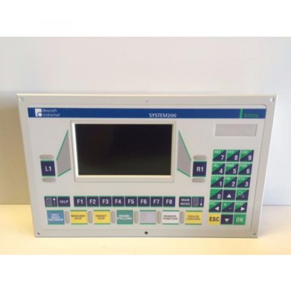 Origin INDRAMAT REXROTH SYSTEM200 OPERATOR INTERFACE CONTROL PANEL BTV061HN-RS-FW #1 image