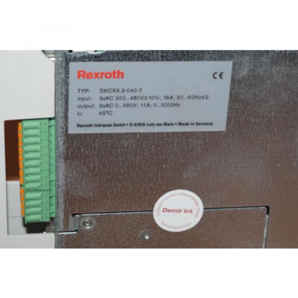 Intramat Rexroth DKC03-040-7-FM ECO Drive Servo controller #2 image