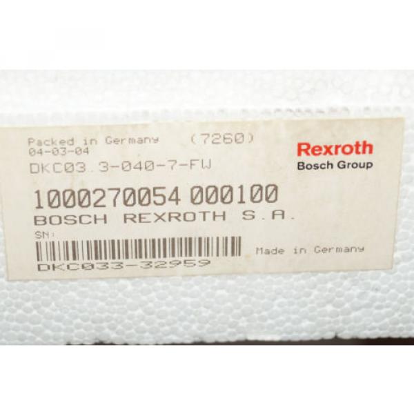 Intramat Rexroth DKC03-040-7-FM ECO Drive Servo controller #5 image