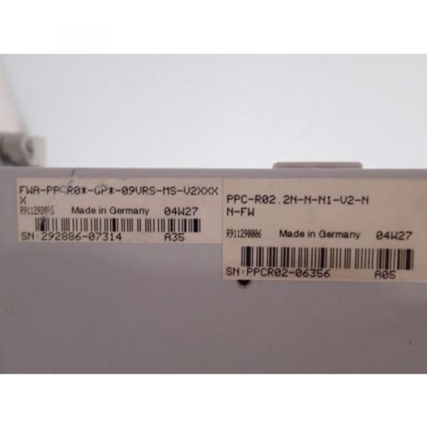 WARRANTY REXROTH INDRAMAT PLC CONTROLLER PPC-R022N-N-N1-V2-NN-FW W/ MEMORY CARD #4 image