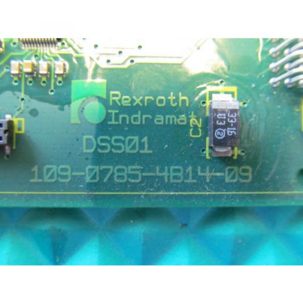 Rexroth Indramat Board 109-0785-4B14-09 DSS01 FREE SHIPPING #2 image