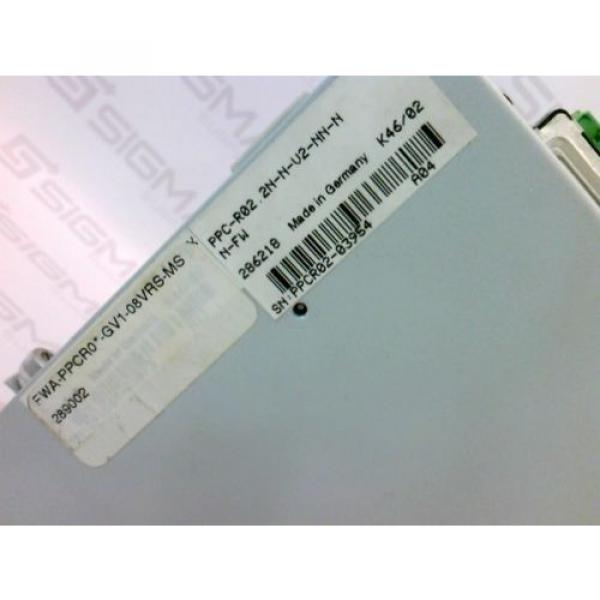Rexroth Indramat PPC-R022N-N-V2-NN-NN-FW Controller amp; Memory Card #11 image