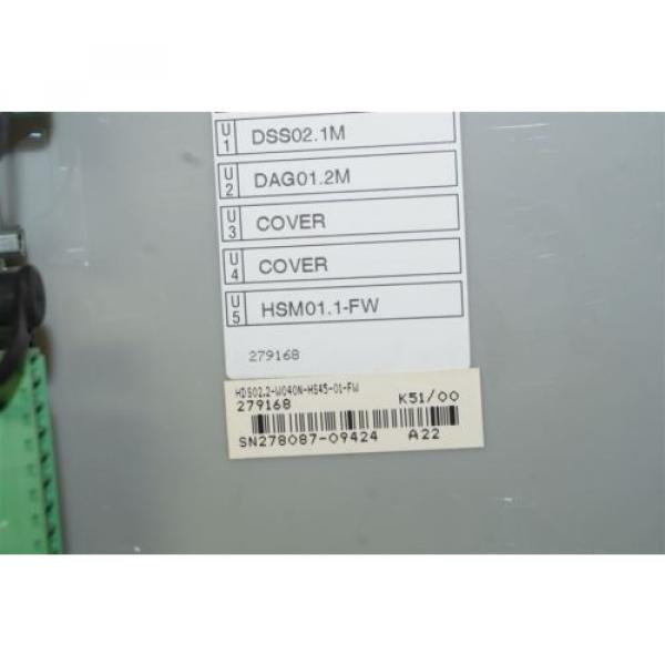 Rexroth Indramat HDS022-W040N-H HDS022-W040N-HS45-01-FW #3 image