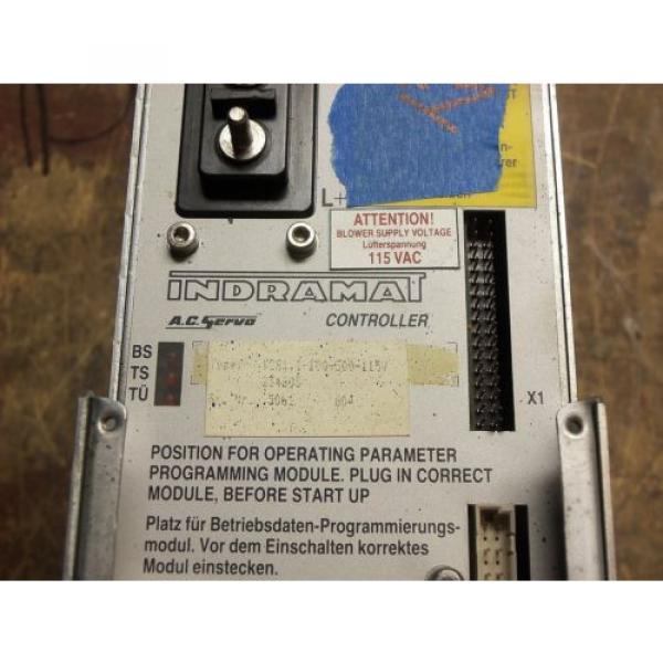 REXROTH INDRAMAT KDS11-100-300-115 POWER SUPPLY AC SERVO CONTROLLER DRIVE #2 image