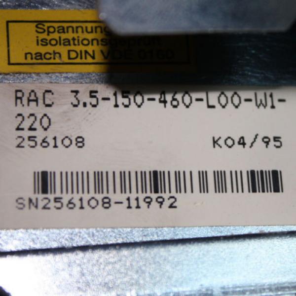 Rexroth Indramat Hauptspindel Antriebsregler RAC 35-150-460-L00-W1-220 GEB #2 image