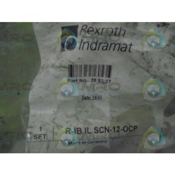 REXROTH INDRAMAT 28 93 27 R-IB IL SCN-12-OCP FACTORY SEAL #1 image