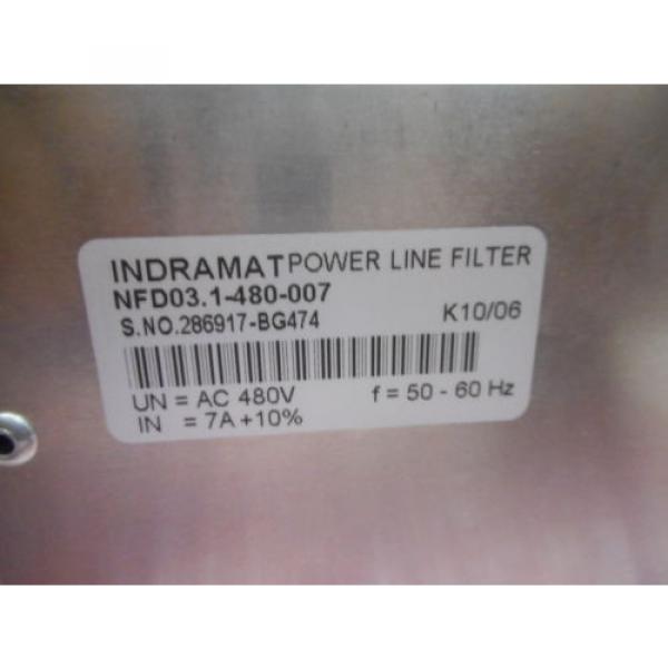 BOSCH REXROTH INDRAMAT NFD03-1480007 INDRADRIVE POWER LINE FILTER 3PH #4 image