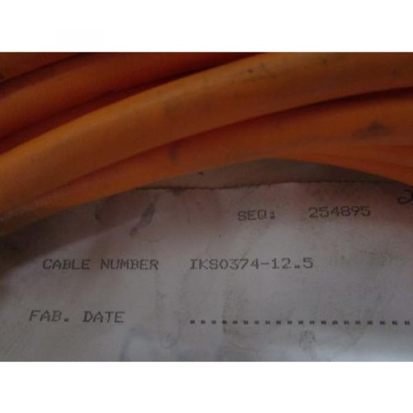 INDRAMAT REXROTH IKS0374 125M DIGITAL FEEDBACK CABLE - NOS - FREE SHIPPING #4 image