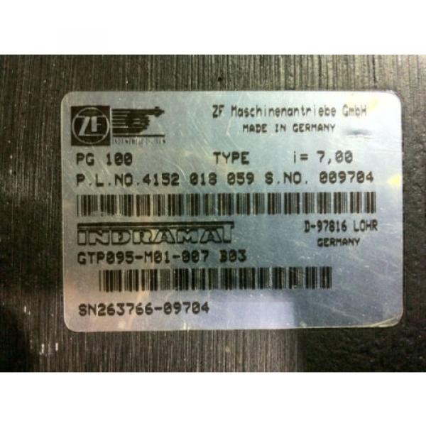 BOSCH REXROTH INDRAMAT ZF PG 100 GEARBOX MODEL GTP095-M01-007 B03 RATIO 7 #1 image
