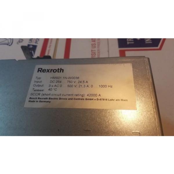 Rexroth HMS011N-W0036 Servo Drive HMS011N-W0036-A-07-NNNN R911295324 #2 image