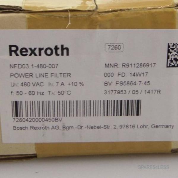 Rexroth INDRAMAT Netzfilter NFD031-480-007 R911286917 OVP #3 image