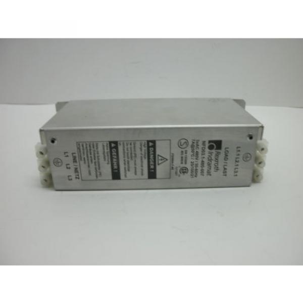 REXROTH INDRAMAT NFD031-480-007 POWER LINE FILTER UN= AC 480V IN=7A+10% F=50/60 #2 image