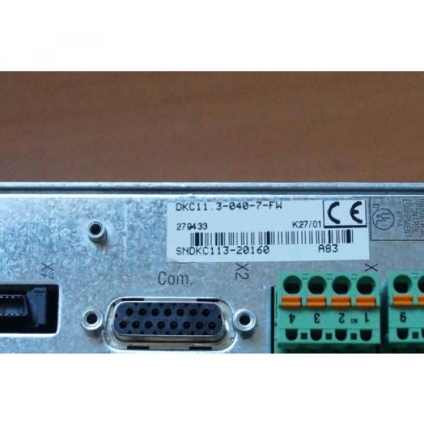 Intramat Rexroth DKC113-040-7-FM ECO Drive Servo controller #3 image