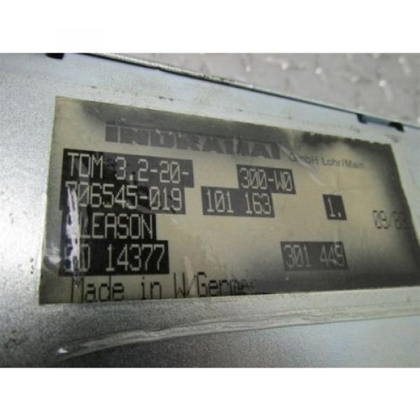 INDRAMAT AC SERVO CONTROLLER TDM 32-20-300-W0 A,06 #5 image